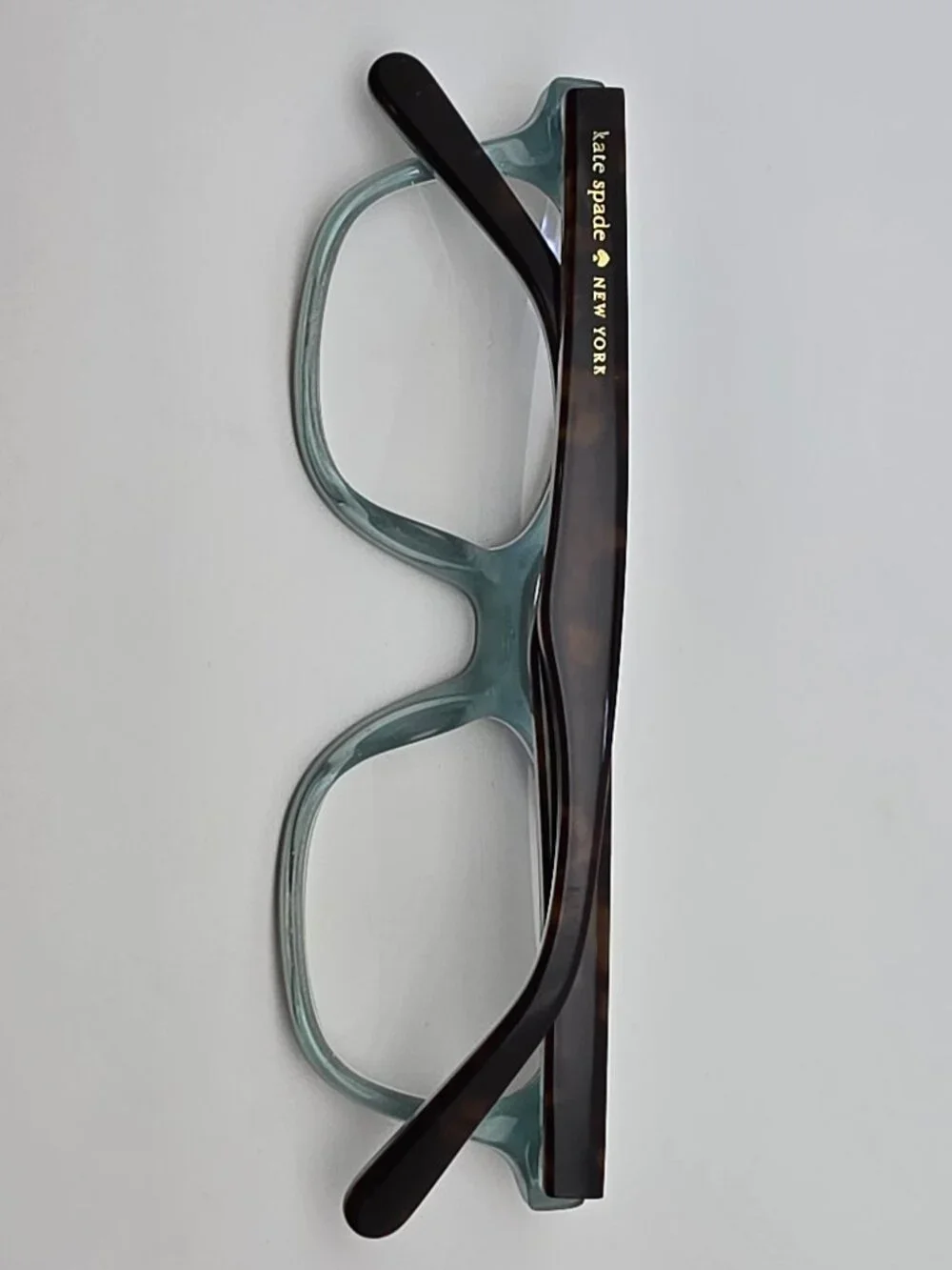 Kate Spade Rebecca TA20 Tortoise Aqua +2.00 Cat Eye Reading Glasses w/ Case 49mm